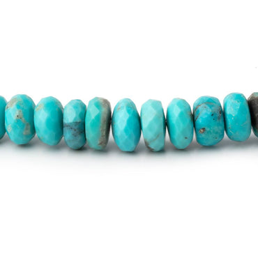 4-7mm Sleeping Beauty Turquoise Faceted Rondelle Beads 16 inch 240 pieces AA (ONLINE ORDER ONLY)