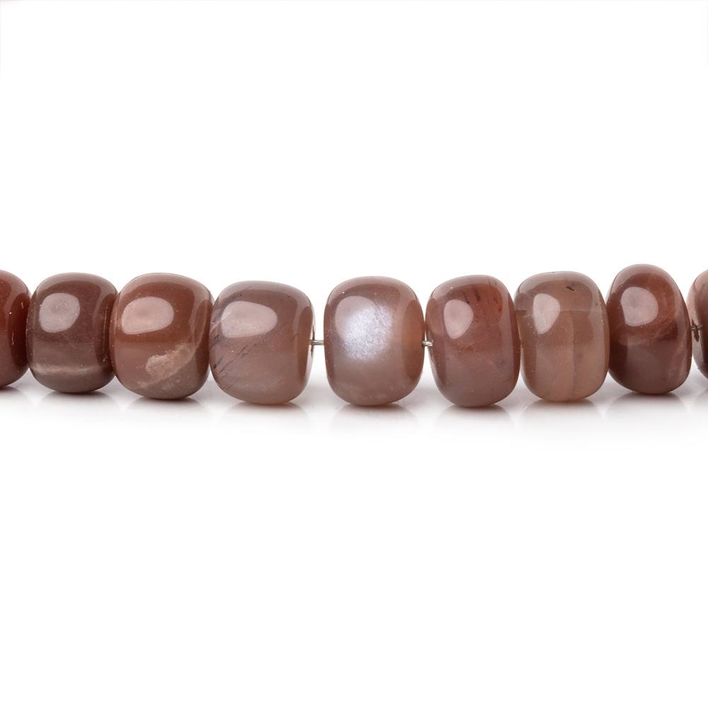 4-8mm Chocolate Moonstone Plain Rondelle Beads 16 inch 80 pieces (ONLINE ORDER ONLY)