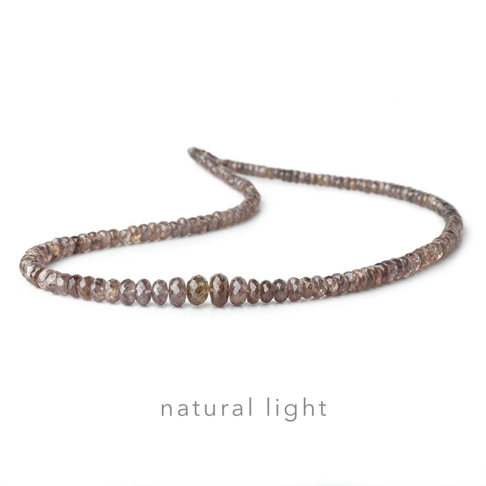 4-8mm Color Change Garnet Faceted Rondelle Beads 15 inch 158 pieces (ONLINE ORDER ONLY)