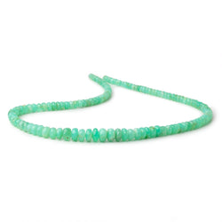 4-8mm Prase Opal Faceted Rondelle Beads 18 inch 140 pieces A (ONLINE ORDER ONLY)