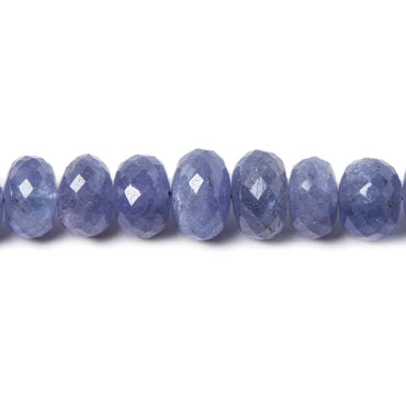 4-8mm Tanzanite Beads Faceted Rondelle, AA Grade 16 inch 113 pieces (ONLINE ORDER ONLY)