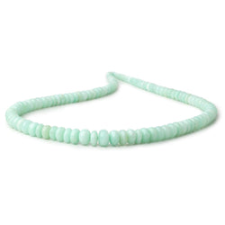 4-9.5mm Chrysoprase Plain Rondelle Beads 18 inch 118 pieces A (ONLINE ORDER ONLY)