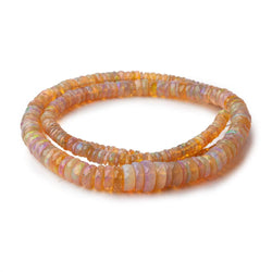 4-9.5mm Golden Ethiopian Opal Faceted Heshi Beads 18 inch 248 pieces AAA (ONLINE ORDER ONLY)