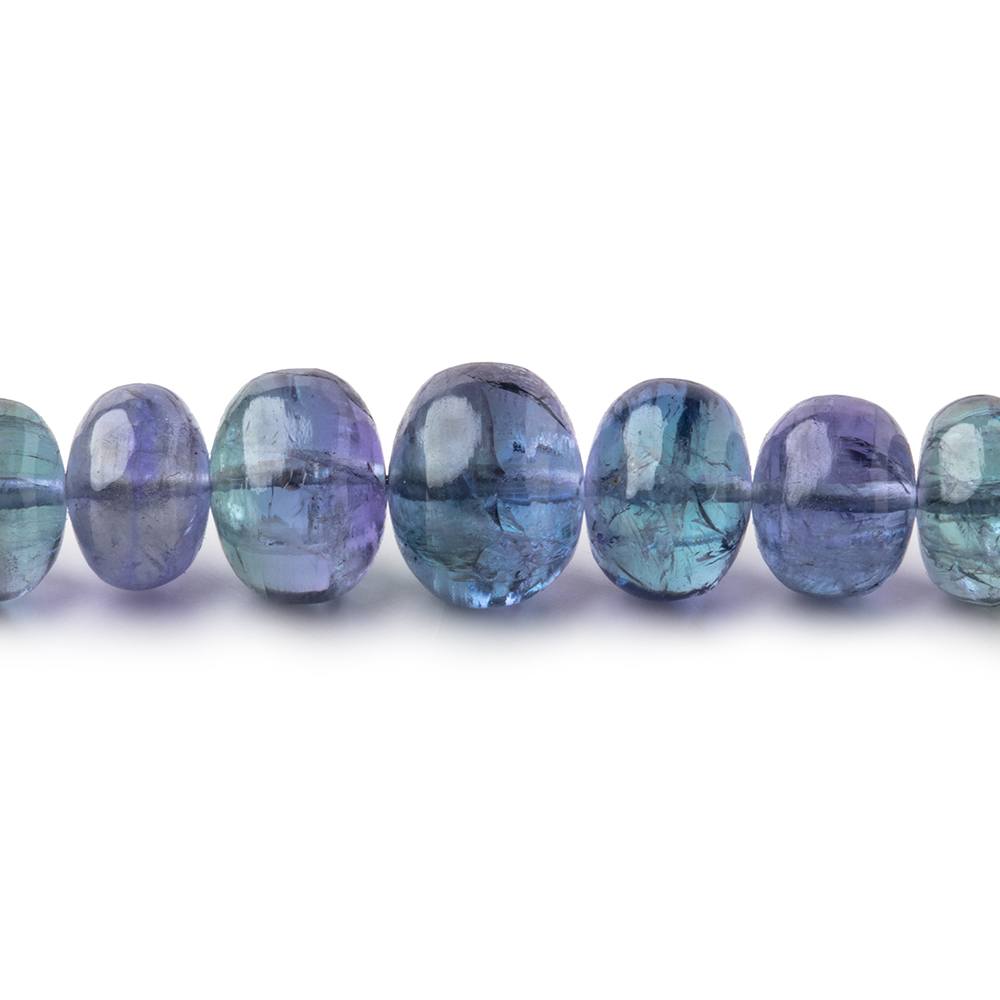4-9.5mm Tanzanite Plain Rondelle Beads 19 inch 122 pieces AAA (ONLINE ORDER ONLY)