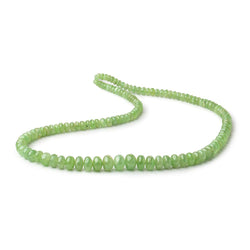 4-9.5mm Tsavorite Garnet Plain Rondelle Beads 18 inch 129 pieces AA (ONLINE ORDER ONLY)