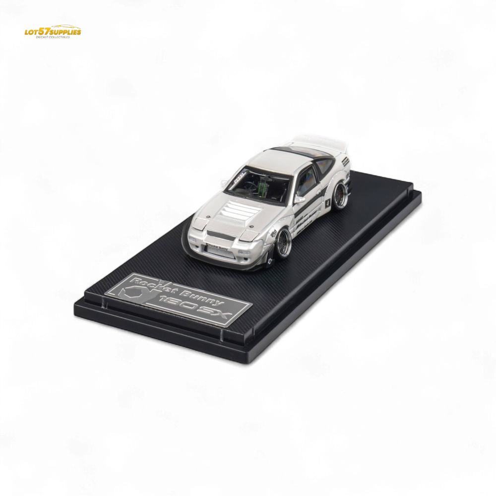 MicroTurbo Custom 180SX - Pandem Rocket Bunny White 1:64 (ONLINE ORDER ONLY)