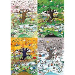 4 Seasons Cartoon Classics 2000 Piece Jigsaw Puzzle Heye (ONLINE ORDER ONLY)