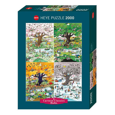 4 Seasons Cartoon Classics 2000 Piece Jigsaw Puzzle Heye (ONLINE ORDER ONLY)