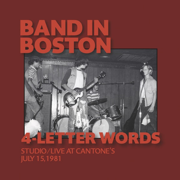 Band In Boston: Studio/Live at Cantone's July 15, 1981 [Vinyl]
