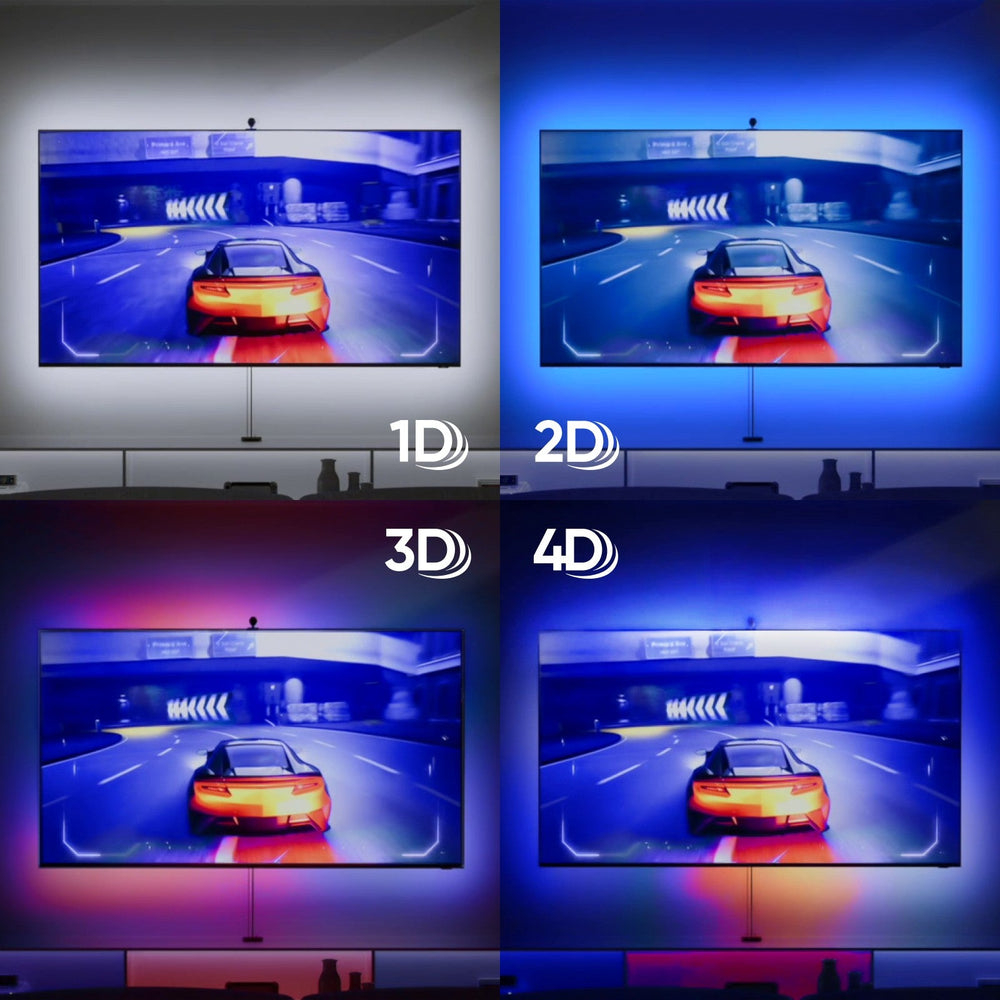 Nanoleaf 4D Screen Mirror + Lightstrip Kit  (TVs & Monitors up to 65") (Online Order Only)