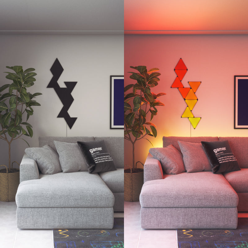 Nanoleaf Shapes | Triangles | SMK | Black | 9 Pack | CA/USA (Online Order Only)