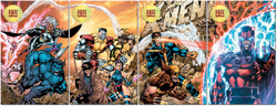 [4 PACK 🚨 Limited Edition! 🚨] [FOIL] X-Men 1991 #1 Facsimile Edition Unknown Comics Jim Lee Exclusive Connecting Cover PREMIUM Var (02/12/2025) (ONLINE ORDER ONLY)
