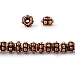 5x3mm Antiqued Copper Spacer Beads 8 inch 59 pieces (ONLINE ORDER ONLY)