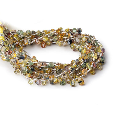 3x5mm Songea Fancy Sapphire Pear Briolette 8 inch 32 pieces (ONLINE ORDER ONLY)