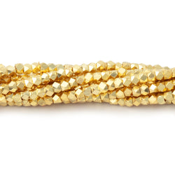 2mm Shiny Faceted Nugget Beads 8 inch 90 pieces (ONLINE ORDER ONLY)