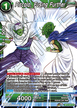 Piccolo, Fusing Further (BT17-077) [Ultimate Squad] (ONLINE ORDER ONLY)