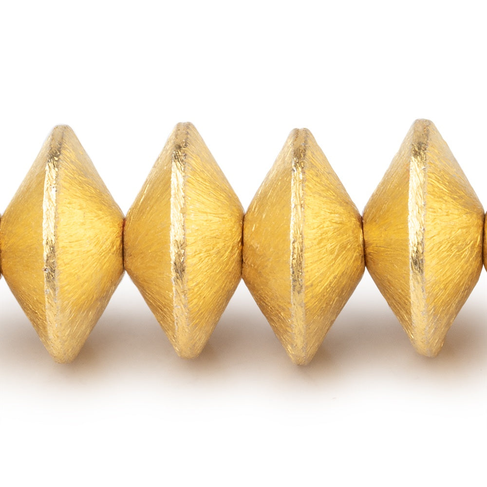 14x7mm Brushed Disc Beads (ONLINE ORDER ONLY)