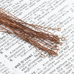 3" length Copper Eyepin 22 Guage 22 pcs per bag (ONLINE ORDER ONLY)