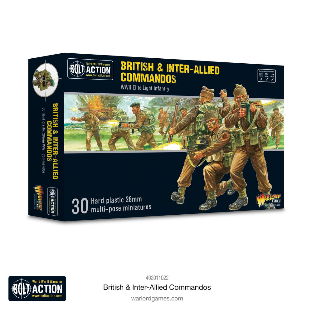 Bolt Action: British & Inter-Allied Commandos (ONLINE ORDER ONLY)