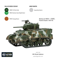 Bolt Action: M5 Stuart Platoon (ONLINE ORDER ONLY)