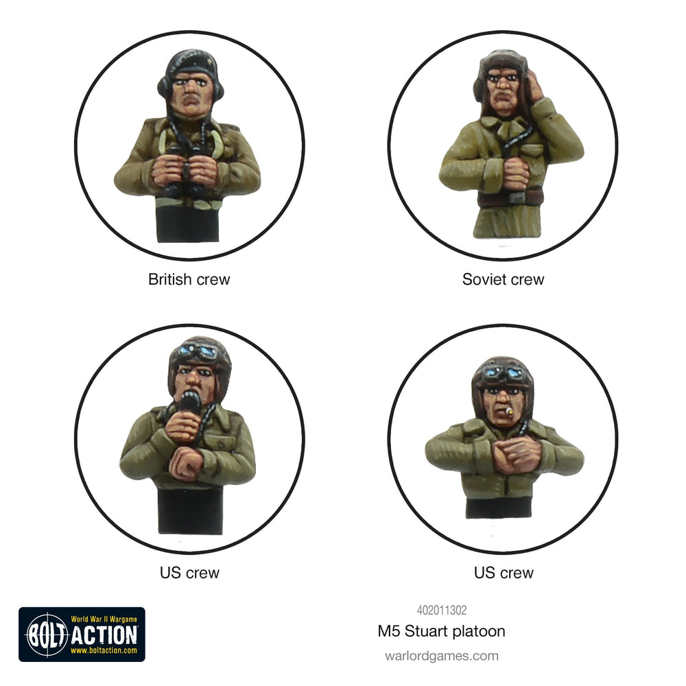 Bolt Action: M5 Stuart Platoon (ONLINE ORDER ONLY)