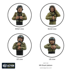 Bolt Action: M5 Stuart Platoon (ONLINE ORDER ONLY)