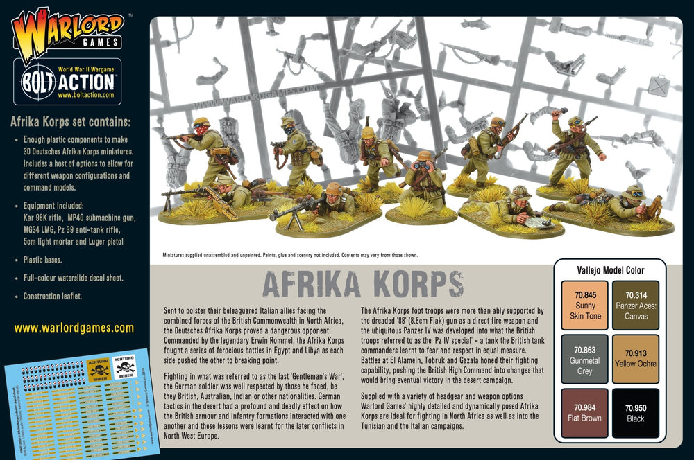 Bolt Action: Afrika Korps (ONLINE ORDER ONLY)