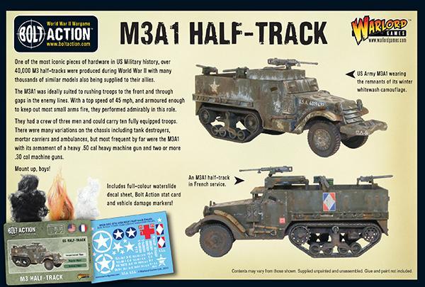Bolt Action: M3A1 Half-Track (ONLINE ORDER ONLY)