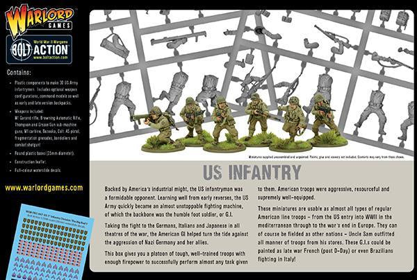Bolt Action: US Infantry - WWII American GIs (ONLINE ORDER ONLY)
