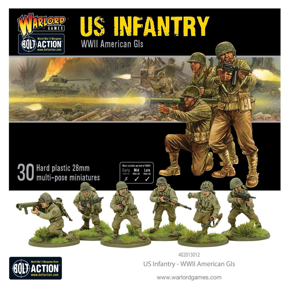 Bolt Action: US Infantry - WWII American GIs (ONLINE ORDER ONLY)