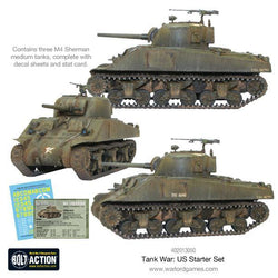 Bolt Action: Tank War - US starter set (ONLINE ORDER ONLY)