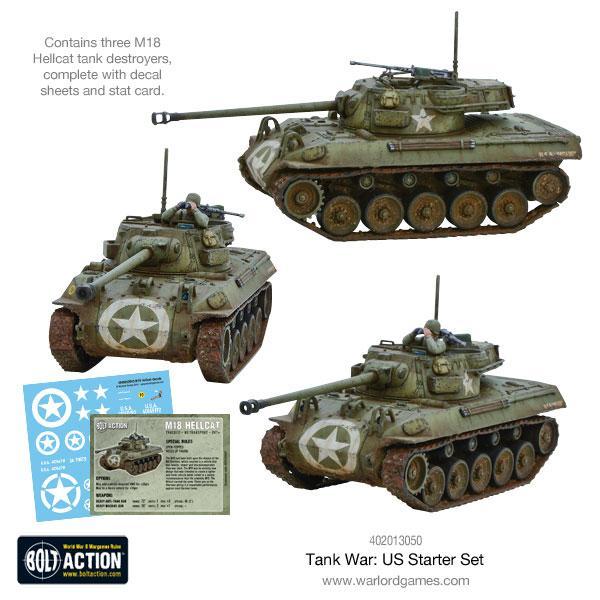 Bolt Action: Tank War - US starter set (ONLINE ORDER ONLY)