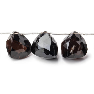 13-15mm Smoky Quartz Faceted Trillion Beads 7 inch 13 pieces (ONLINE ORDER ONLY)