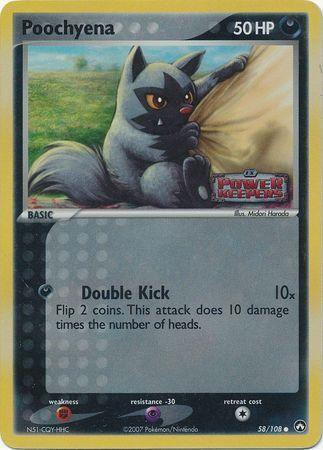 Poochyena (58/108) (Stamped) [EX: Power Keepers] (Online Only)