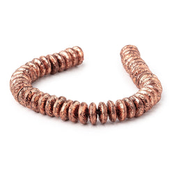 10mm Antiqued Copper Disc Beads 8 inch 48 pieces (ONLINE ORDER ONLY)