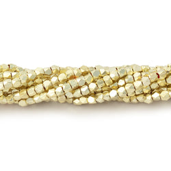 2mm Shiny Faceted Nugget Beads 8 inch 90 pieces (ONLINE ORDER ONLY)