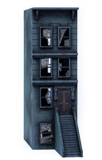 28mm "Brownstone" Row House (MDF) - 28MMDF403 (Online Order Only)