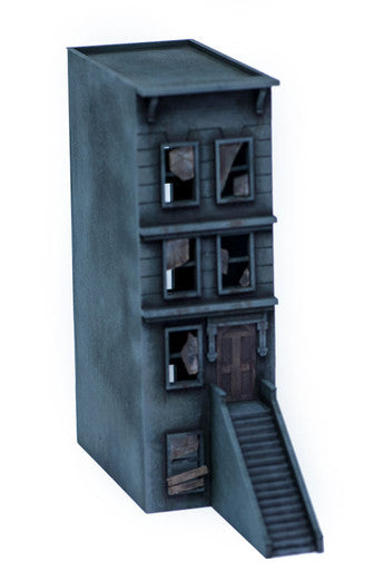 28mm "Brownstone" Row House (MDF) - 28MMDF403 (Online Order Only)