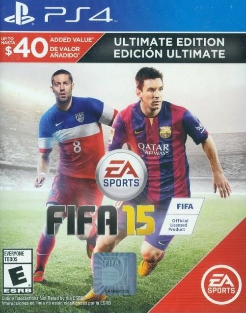 FIFA 15 Ultimate Edition (Playstation 4) (Online Order Only)