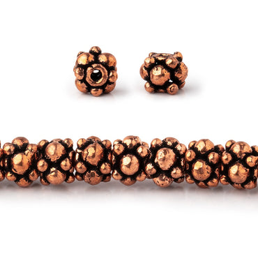 6x5mm Antiqued Copper Spacer Beads 8 inch 40 pieces (ONLINE ORDER ONLY)