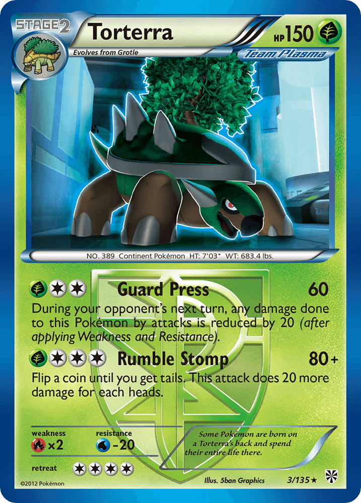 Torterra (3/135) [Black & White: Plasma Storm] (Online Only)