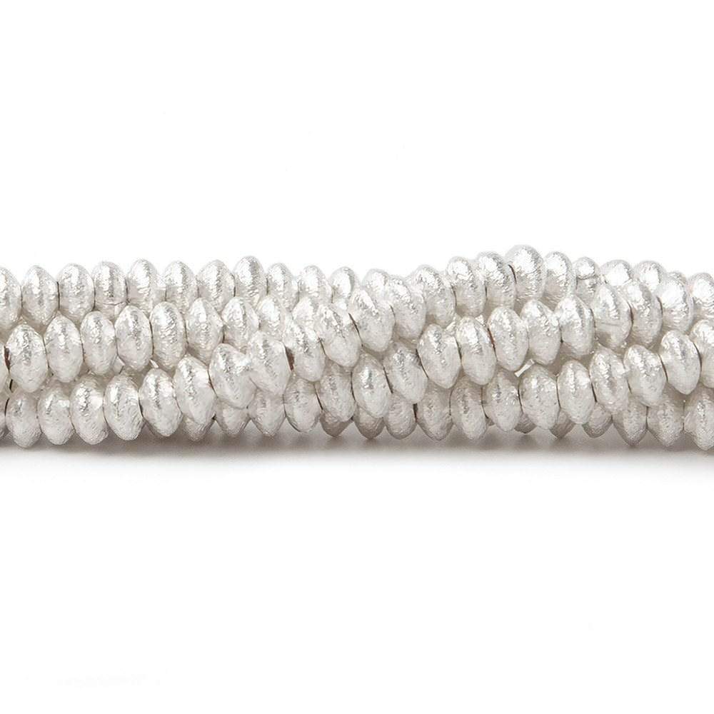 4mm Brushed Disc Beads (ONLINE ORDER ONLY)