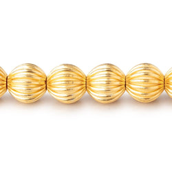 9mm Corrugated Round Beads (ONLINE ORDER ONLY)