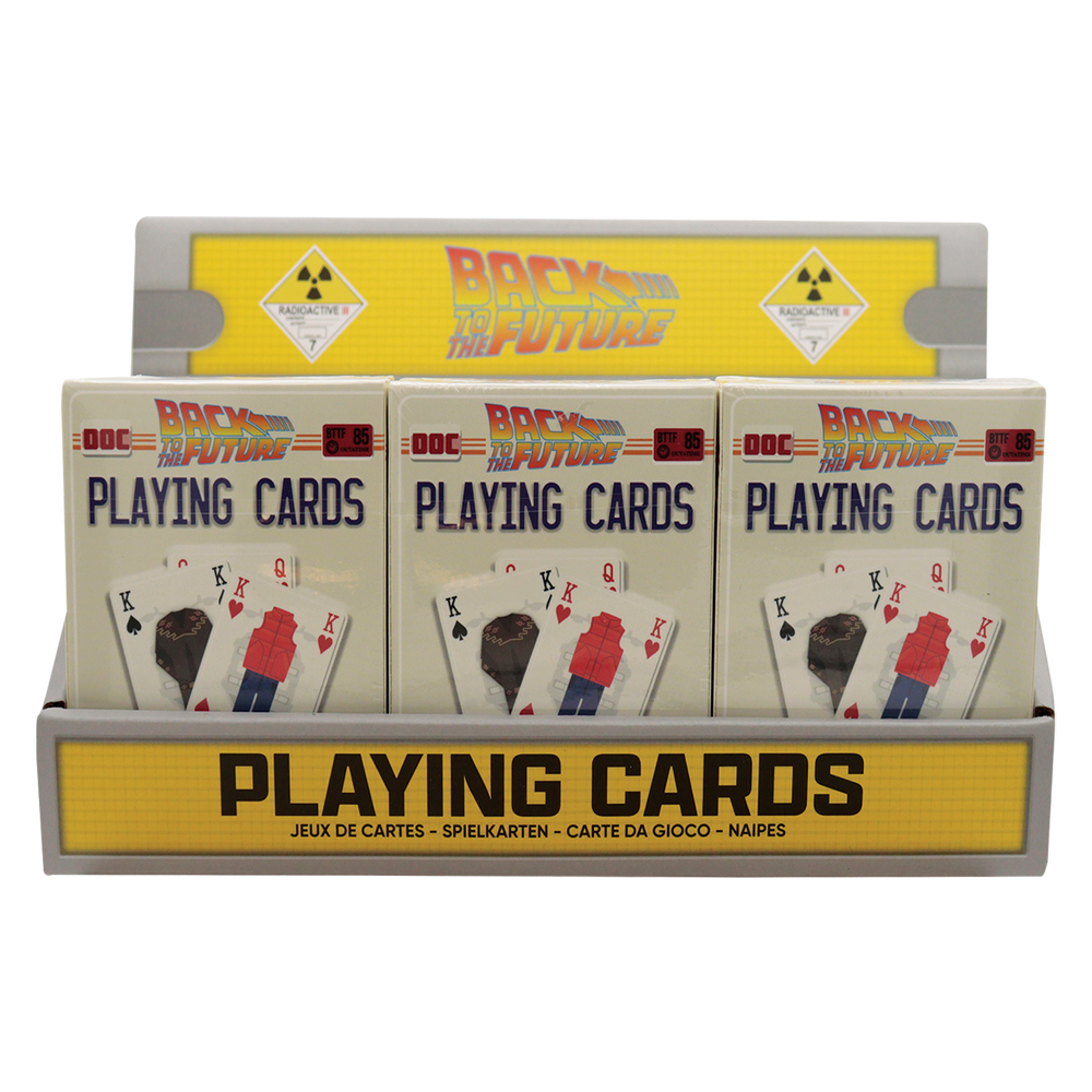 Fanattik Back to the Future Playing Cards