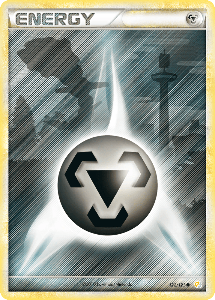 Metal Energy (122/123) [HeartGold & SoulSilver: Base Set] (Online Only)