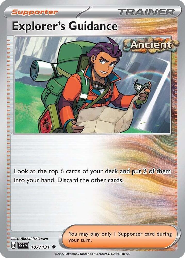 Explorer's Guidance (107/131) [Scarlet & Violet: Prismatic Evolutions] (Online Only)