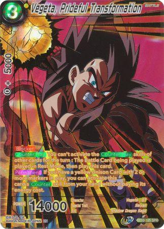 Vegeta, Prideful Transformation (SPR) (BT10-105) [Rise of the Unison Warrior 2nd Edition] (ONLINE ORDER ONLY)