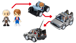 Q VILLAGE Back to the Future Time Machine Part 1 (ONLINE ORDER ONLY)