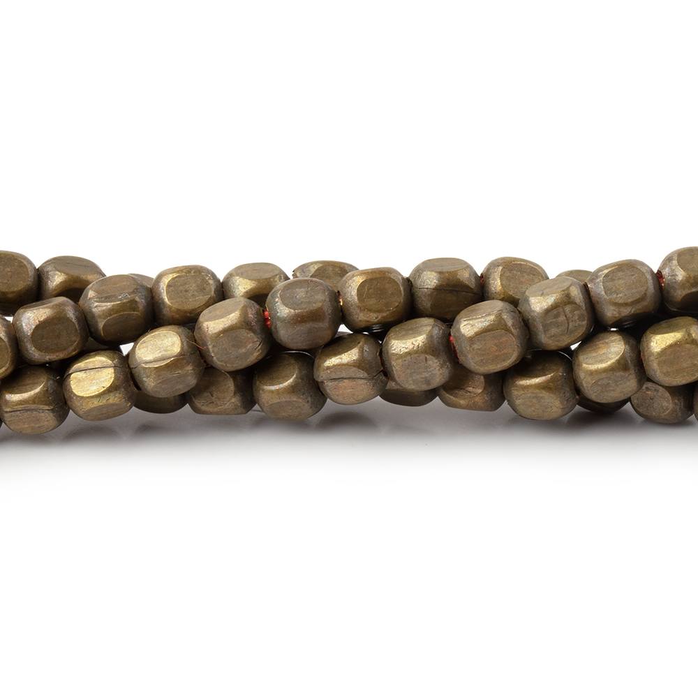 3.5mm Raw Copper Cube Beads 8 inch 48 pieces (ONLINE ORDER ONLY)