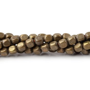 3.5mm Raw Copper Cube Beads 8 inch 48 pieces (ONLINE ORDER ONLY)